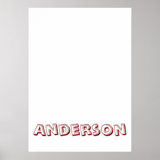 Poster Crie seu próprio padrão semi-brilho 20"x28"
