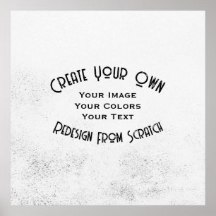 Poster Crie seu próprio personalizado projetado
