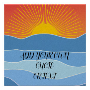 Pôster crie seu próprio poster