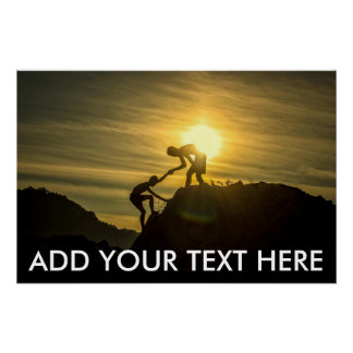 Pôster Crie seu próprio Poster de cotação Inspiracional