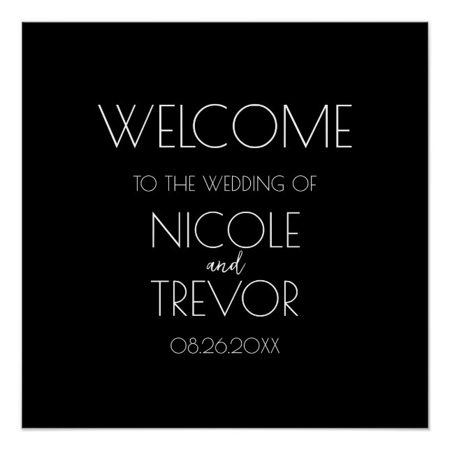 Pôster Crie seu próprio - Preto (Frente)