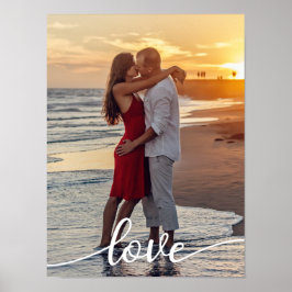 Poster Crie seu próprio script de amor Foto romântica de 