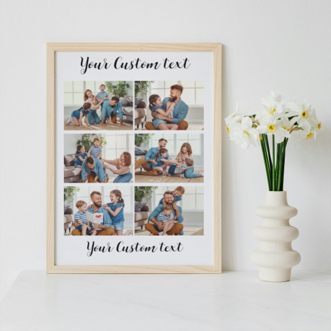 Poster Crie seu próprio texto personalizado 6 Colagem de  (Criador carregado)