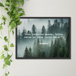 Poster Crie Sua Própria Citação
