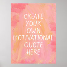 Crie sua própria citação motivacional