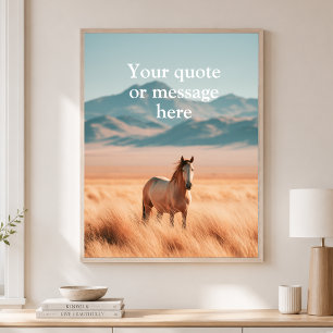 Poster Crie Sua Própria Citação - Paisagem Ocidental de C