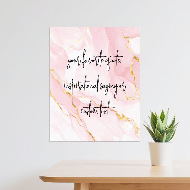 Poster Crie sua própria citação personalizada moderna e e (Criador carregado)