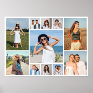Poster Crie Sua Própria Colagem de 11 Fotos