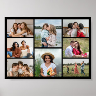 Poster Crie sua própria colagem de 8 fotos