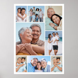 Poster Crie sua própria colagem de 8 fotos