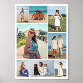 Poster Crie sua própria colagem de 8 fotos