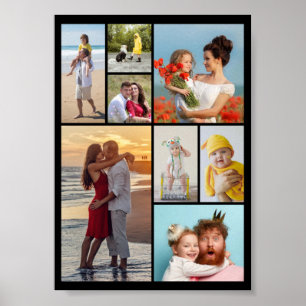 Poster Crie sua própria colagem de 8 fotos