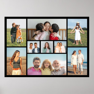 Poster Crie Sua Própria Colagem de 9 Fotos
