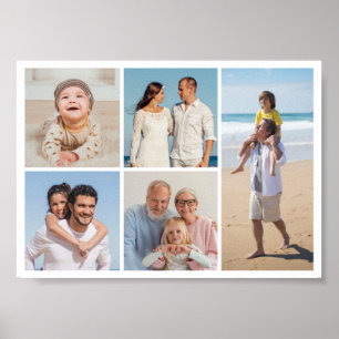 Poster Crie sua própria colagem de fotos
