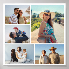 Poster Crie sua própria colagem de fotos