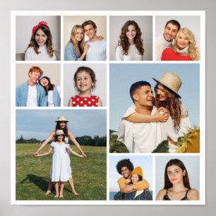 Poster Crie sua própria colagem de fotos
