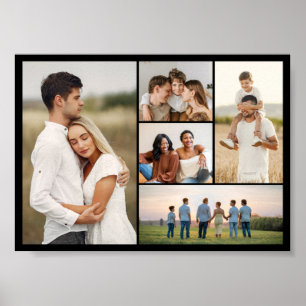 Poster Crie sua própria colagem de fotos