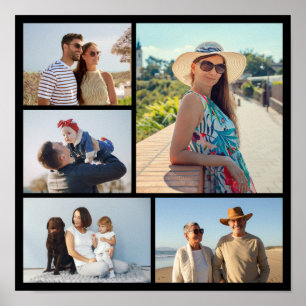 Poster Crie sua própria colagem de fotos