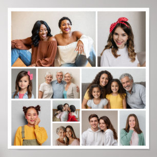 Poster Crie sua própria colagem de fotos