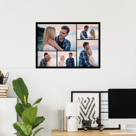 Poster Crie sua própria colagem de fotos