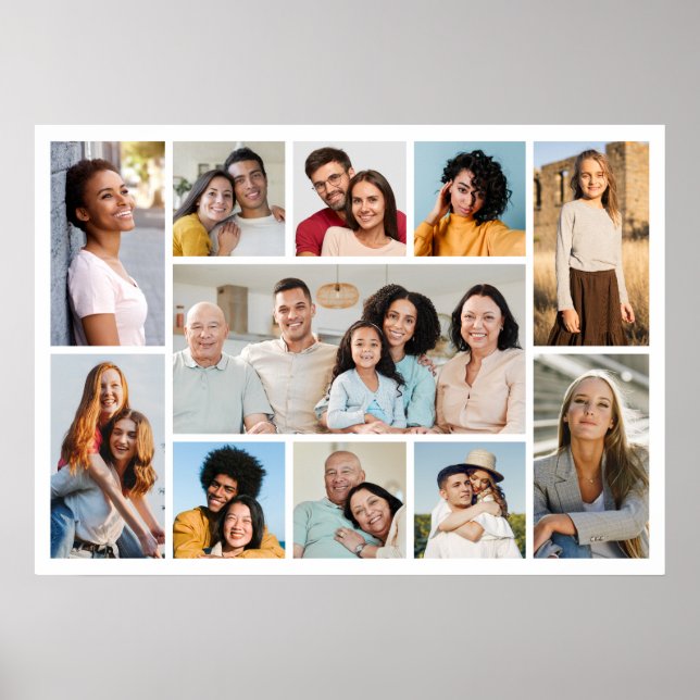 Poster Crie sua própria colagem de fotos 11 (Frente)