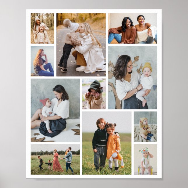 Poster Crie sua própria colagem de fotos 11 (Frente)