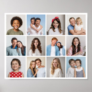 Poster Crie Sua Própria Colagem De Fotos 12