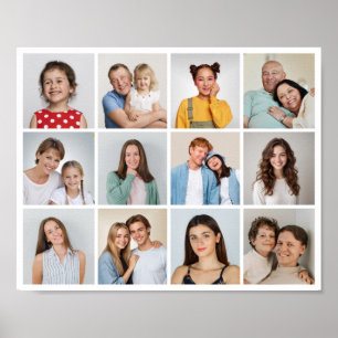 Poster Crie Sua Própria Colagem De Fotos 12
