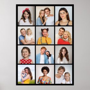 Poster Crie Sua Própria Colagem De Fotos 12