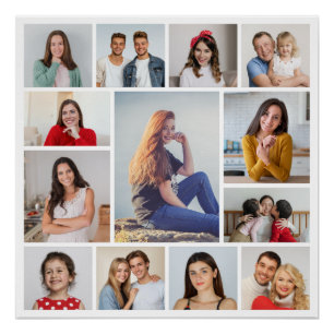 Pôster Crie Sua Própria Colagem De Fotos 13