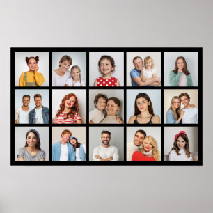 Poster Crie Sua Própria Colagem De Fotos 15