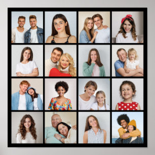 Poster Crie Sua Própria Colagem De Fotos 16