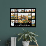 Poster Crie Sua Própria Colagem De Fotos 22<br><div class="desc">Crie seu próprio poster de colagem personalizada de fotos,  com 22 fotos favoritas e texto personalizado.</div>