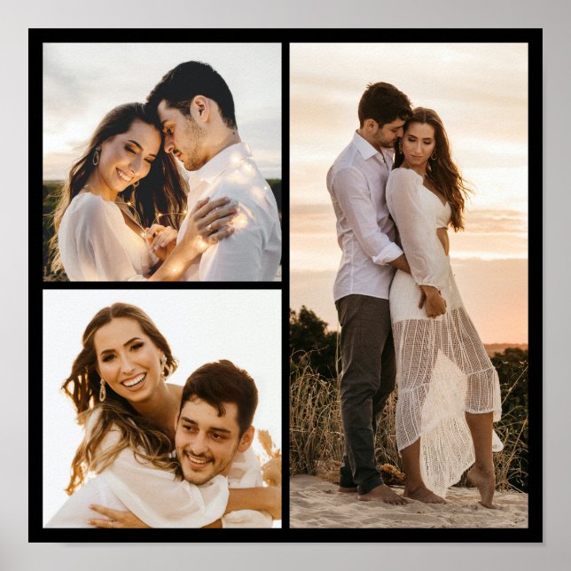 Poster Crie sua própria colagem de fotos 3 (Frente)