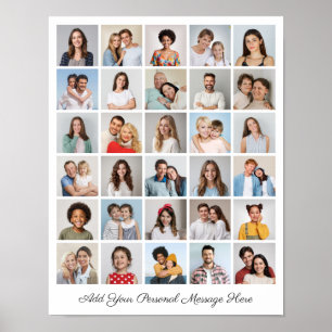 Poster Crie sua própria colagem de fotos 30 adicione sua