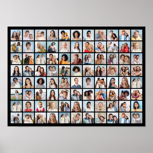 Poster Crie sua própria colagem de fotos 88 (Frente)