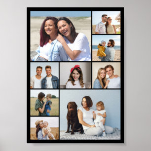Poster Crie sua própria colagem de fotos de 9