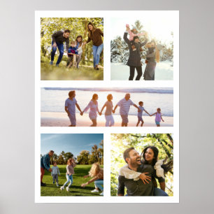 Poster Crie sua própria colagem personalizada de fotos