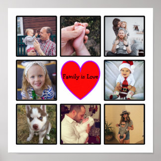 Poster Crie Sua Própria Colagem Personalizada De Fotos Co