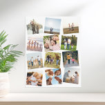 Poster Crie sua própria coleção de fotos personalizada 12<br><div class="desc">Crie o seu próprio poster de colagem personalizada com 12 imagens favoritas.</div>