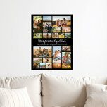 Poster Crie sua própria coleção de fotos personalizada 22<br><div class="desc">Faça seu próprio poster com 22 das suas queridas memórias fotográficas em uma colagem fotográfica moderna. Basta adicionar suas fotos e texto para arte personalizada na parede de fotos ou presente personalizado para familiares e amigos.</div>