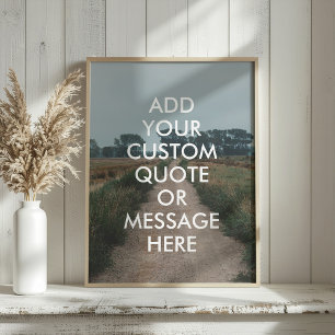 Poster Crie sua própria cotação