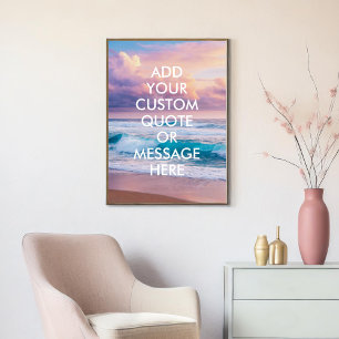 Poster Crie sua própria cotação