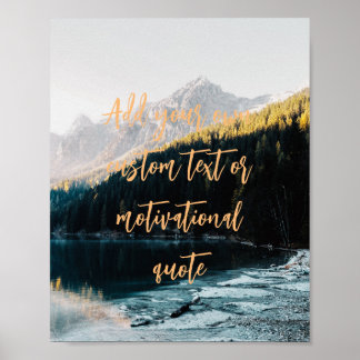 Poster Crie sua própria cotação personalizada