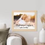 Poster Crie sua própria cotação personalizada de fotos<br><div class="desc">Crie o seu poster de aspas personalizado com uma das suas fotografias favoritas. Possui tipografia de caligrafia minimalista em script.</div>
