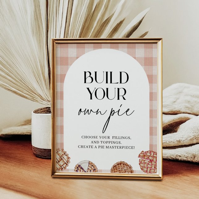 Poster Crie Sua Própria Festa De Torta Cutie (Criador carregado)