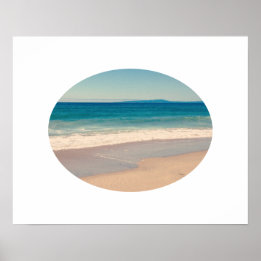 Poster Crie Sua Própria Foto de Paisagem em Moldura Oval