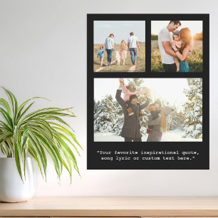 Poster Crie sua própria Foto e Cotação Personalizada 3