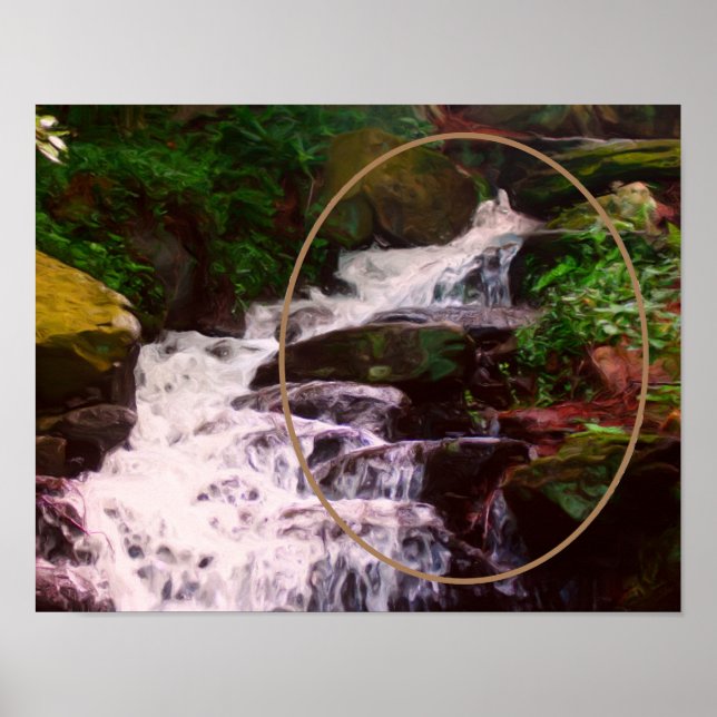 Poster Crie Sua Própria Foto, Pequena Cama De Madeira (Frente)