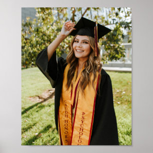 Poster Crie Sua Própria Foto Personalizada de Graduado
